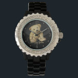 Bear Artists Design Watches<br><div class="desc">Do you make bears or do you know someone who does? Shout about their needle skills and treat your favourite bear artist to this unique wrist watch. Featuring a cute teddy bear illustration, complete with needle and thread, the text reads "sew many bears - so little time". It would make...</div>