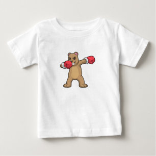 Bear as Boxer at Boxing & Hip Hop Dance Dab Baby T-Shirt
