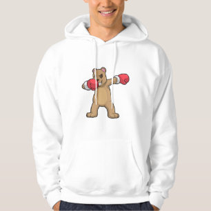 Bear as Boxer at Boxing & Hip Hop Dance Dab Hoodie