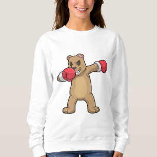Bear as Boxer at Boxing & Hip Hop Dance Dab Sweatshirt