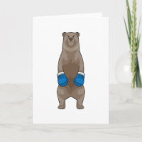 Bear as Boxer with Boxing gloves