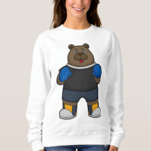 Bear as Boxer with Boxing gloves Sweatshirt