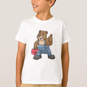 Bear as Craftsman with Tool box T-Shirt