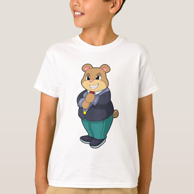 Bear as Groom with Suit T-Shirt (Front)