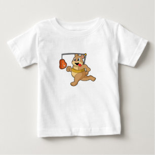Bear as Runner Baby T-Shirt