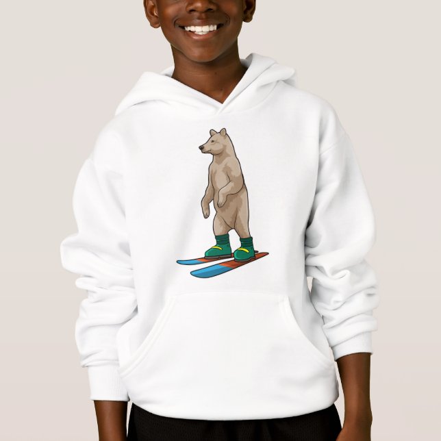 Bear as Skier with Ski (Front)