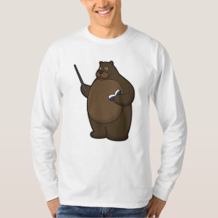 Bear as Teacher with Book & Pointer T-Shirt
