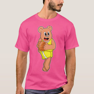 Bear At Basketball Sports T-Shirt