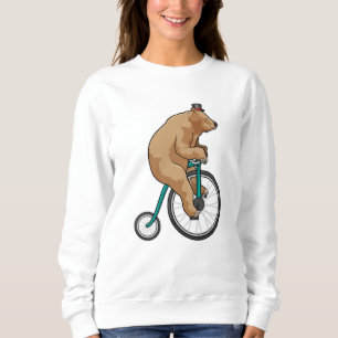 Bear at Circus with Bicycle Sweatshirt