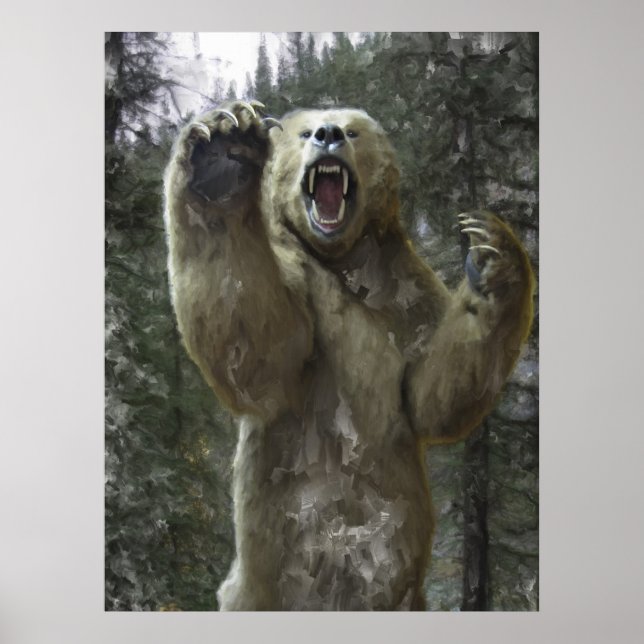 BEAR ATTACK on the TRAIL Poster (Front)