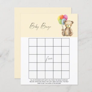 Bear - Baby Bingo game