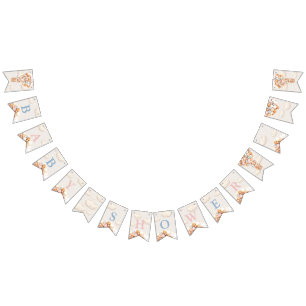 Bear Baby shower Buntin drapeaux