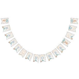 Bear Baby Shower Buntin Flags