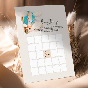 Bear Baby Shower Game - Baby Bingo