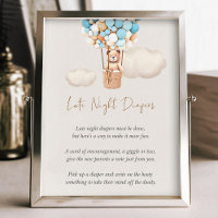 Bear Baby Shower Game - Late Night Diapers