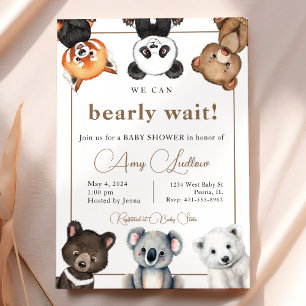 Bear Baby Shower Invitation