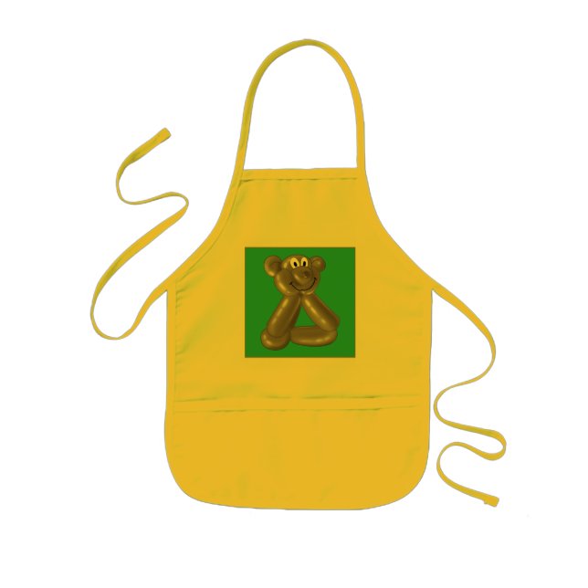 BEAR BALLOON KIDS APRON (Front)
