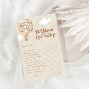 Bear Balloons Bearly Wait Wishes for Baby Game