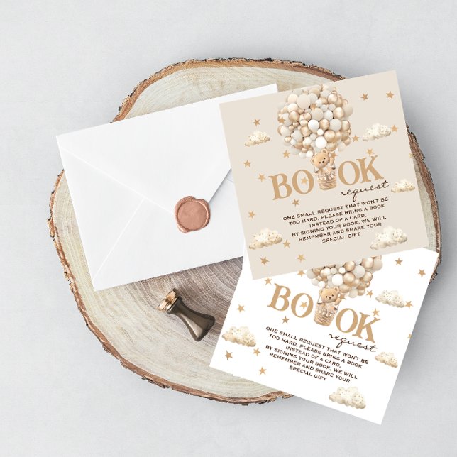 Bear Balloons Book Request  Enclosure Card (Creator Uploaded)