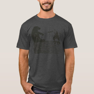 Bear Barbecue Outdoor Nature Forest Animal Premium T-Shirt