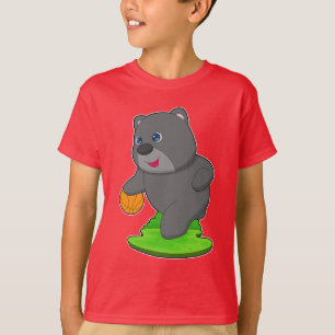 Bear Basketball player Basketball T-Shirt