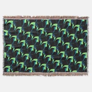 Bear Blanket Northern Lights Bear Throw Blanket