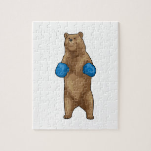 Bear Boxer Boxing gloves Jigsaw Puzzle
