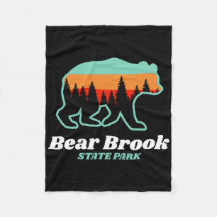 Bear Brook State Park New Hampshire Bear Mountains Fleece Blanket