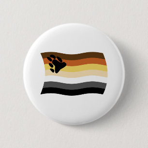 Bear Brotherhood Flag Button
