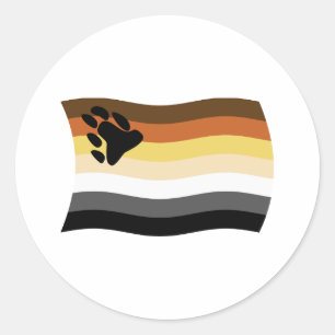 Bear Brotherhood Sticker Drapeau
