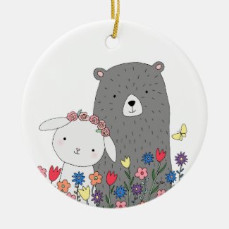 Bear & Bunny Couple's First Christmas together