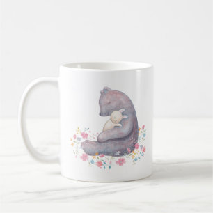 Bear & bunny Mug Bear and Rabbit Love Art Mug