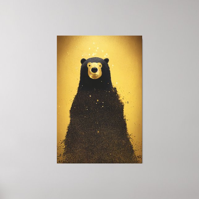 bear Canvas Print  (Front)