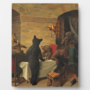 Bear Carousel By William Holbrook Beard Plaque