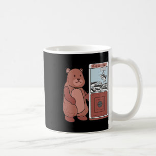 Bear Catching Salmon Funny Claw Crane Game Bear Lo Coffee Mug