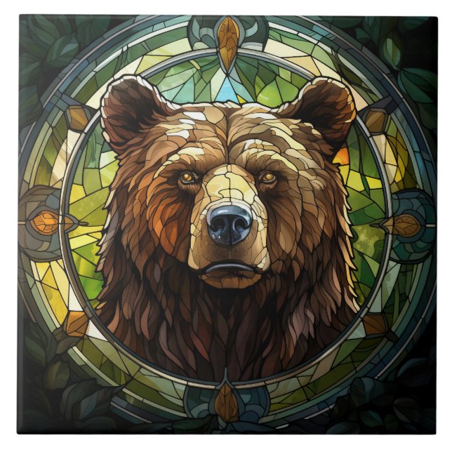 Bear Ceramic Tile (Front)