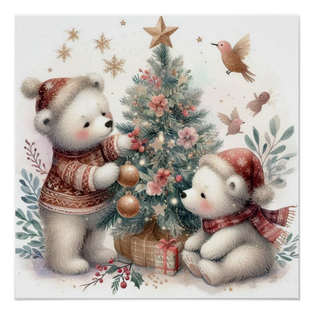 Bear Christmas 1 Poster (Front)