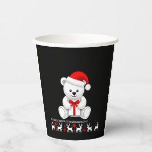 Bear Christmas Christmas (2) Paper Cups