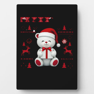 Bear Christmas Christmas (2) Plaque
