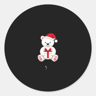 Bear Christmas Christmas (3) Classic Round Sticker