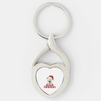 Bear Christmas Christmas Keychain
