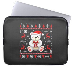 Bear Christmas Christmas Laptop Sleeve