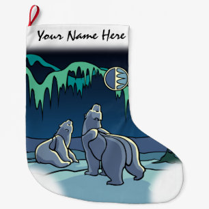 Bear Christmas Stocking Custom Bear Cub Stocking