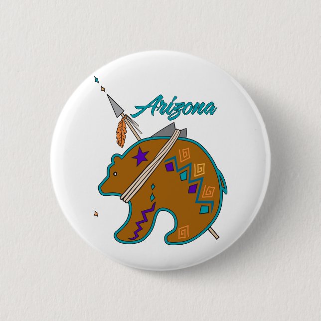 Bear Clan Arrow 2 Inch Round Button (Front)