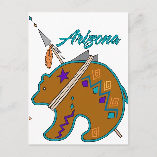 Bear Clan Arrow Postcard (Front)