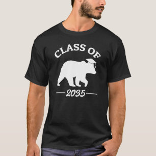 Bear Class Of 2035 Grow with Me Kindergarten To Gr T-Shirt