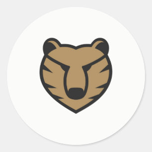 Bear Classic Round Sticker