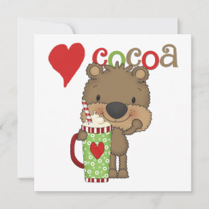 Bear Cocoa Love Holiday Card