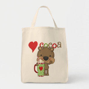 Bear Cocoa Love Holiday Tote Bag