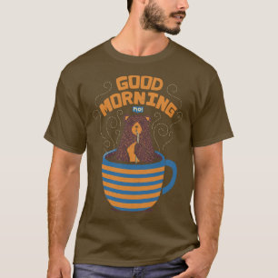 Bear Coffee Bath T-Shirt